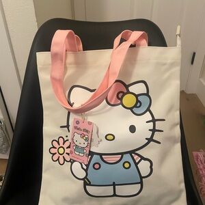 Hello Kitty Tote Bag with Pink Handles